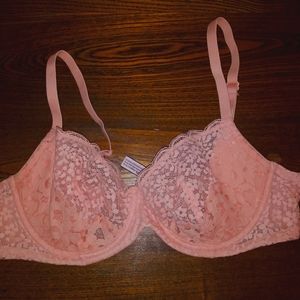 Victoria Secret Unlined Demi Lace Bra